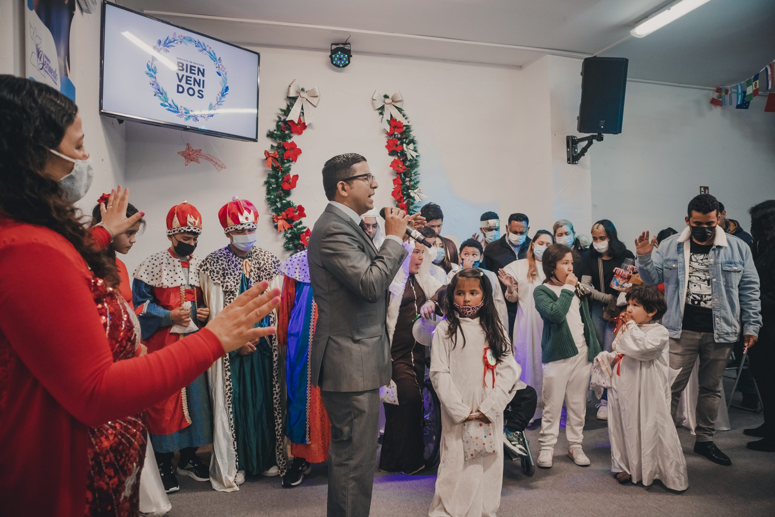 Fiesta navideña ministerio denuedo
